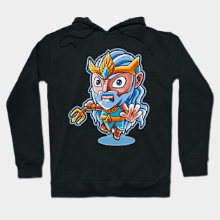 God of Ocean, Poseidon 💦 Hoodie